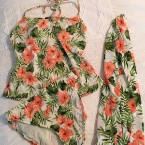 tankini with matching Sarong